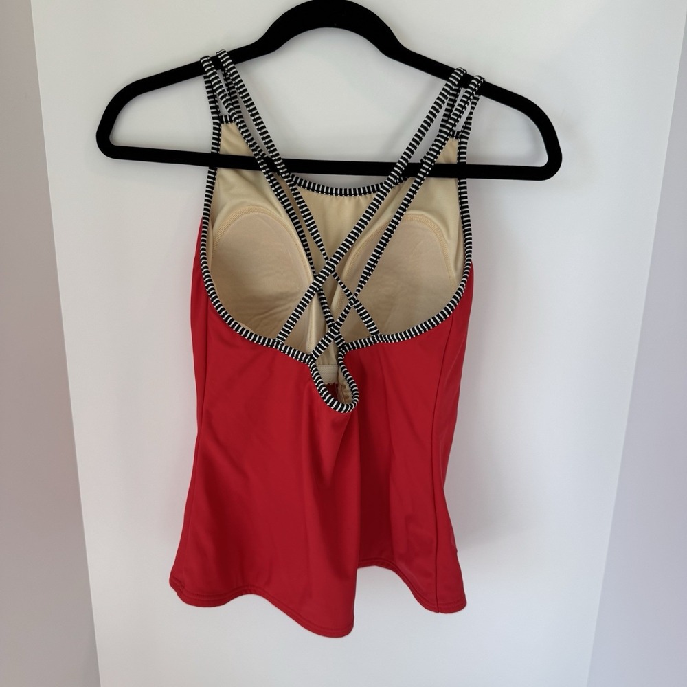 Miraclesuit Tankini Top‎ Red Size 10 D - Picture 3 of 5
